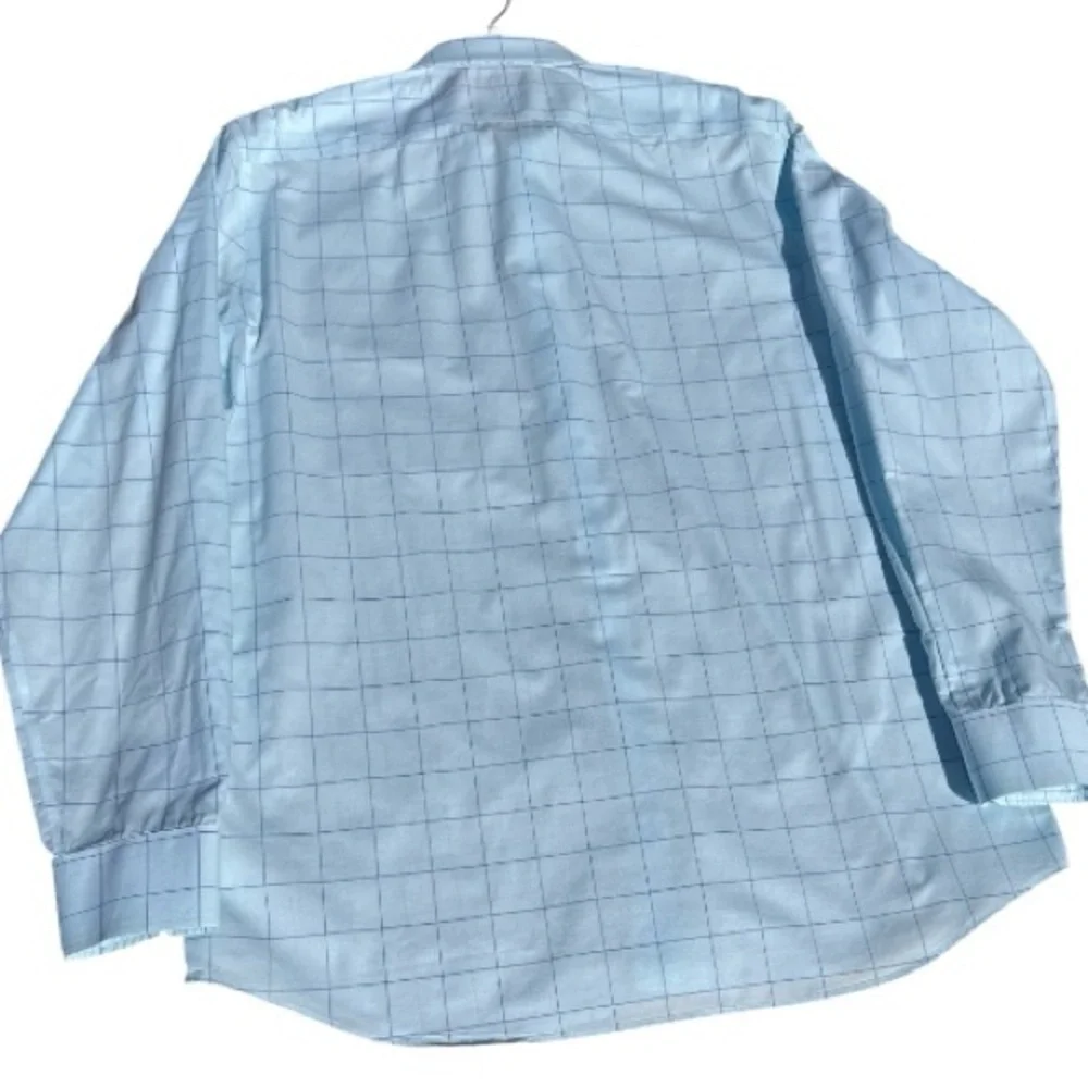 Banana Republic Standard Fit Men's Long Sleeve Dress Shirt Pale Blue Size L